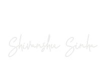 Shivanshu Sinha signature
