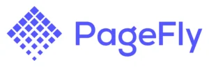 Pagefly Logo Horizontal Blue