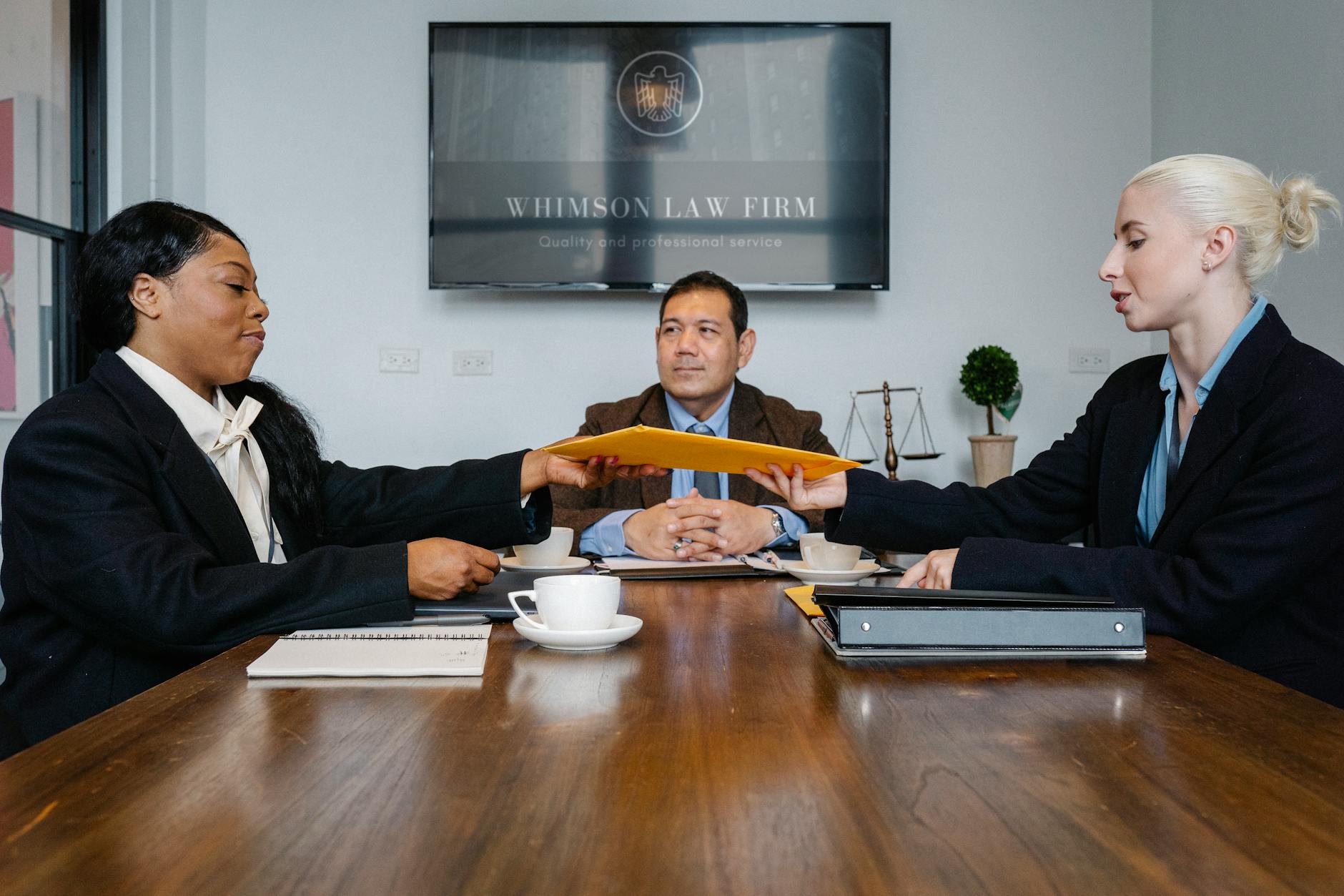 Group Of Cheerful Diverse Colleagues Discussing Co
