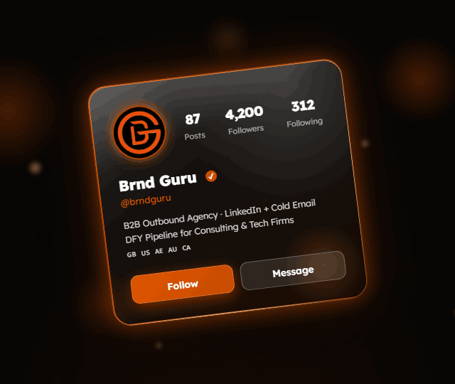 Glass Profile Card